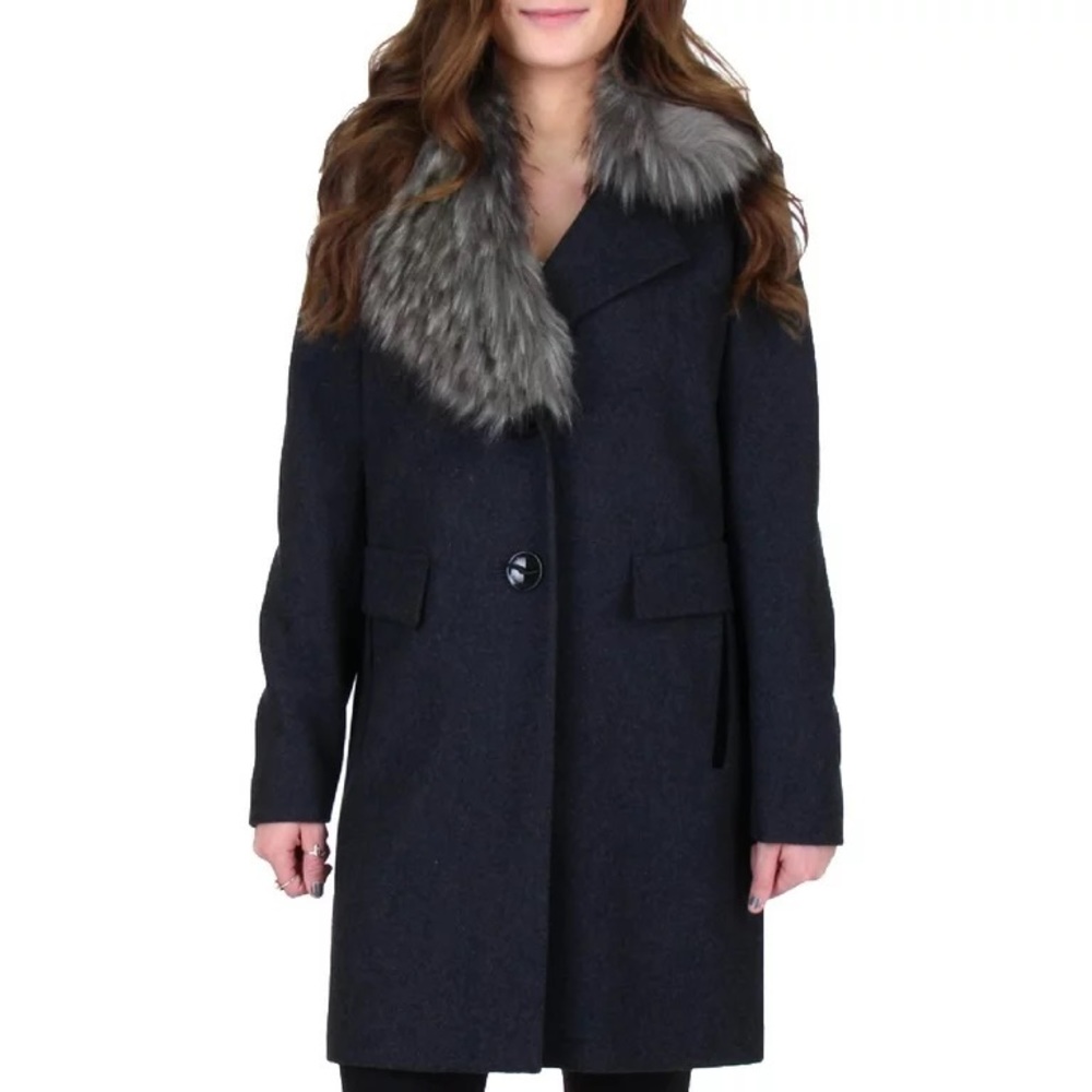 Sam Edelman womens wool blend coat